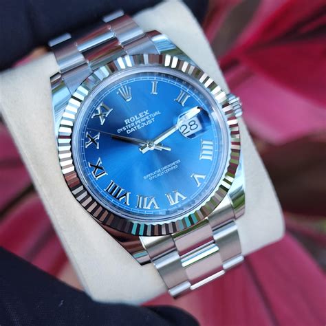 azzurro rolex|rolex datejust 126334.